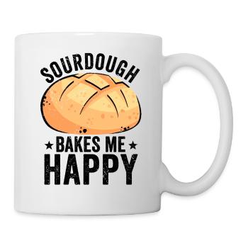 Drôle de boulanger - Mug blanc - blanc - Droite