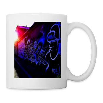 Graffiti Urban Street Art Old School Hip Hop - Tasse - Weiß - Rechts