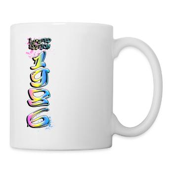 Édition limitée 1986 Graffiti - Mug blanc - blanc - Droite
