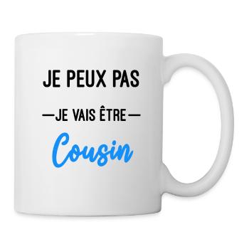 je vais être Cousin annonce grossesse - Mug blanc - blanc - Droite