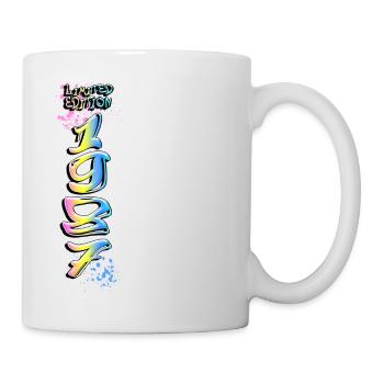 Édition limitée 1987 Graffiti - Mug blanc - blanc - Droite