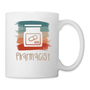 Retro Vintage Pharmacist Pharmacy - Mug - white - Right