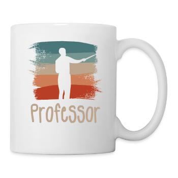 Retro Vintage Professor University Teaching - Mug - white - Right
