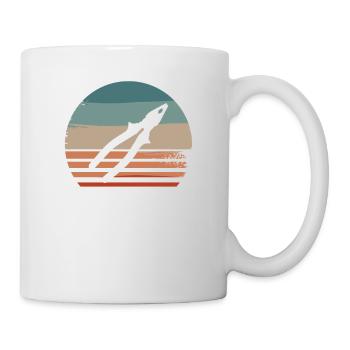 Retro Vintage Classic Electrician Electrical - Tasse - Weiß - Rechts