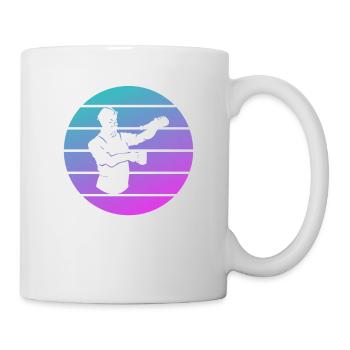 Retro Vintage Classic Bartender Bartending - Tasse - Weiß - Rechts