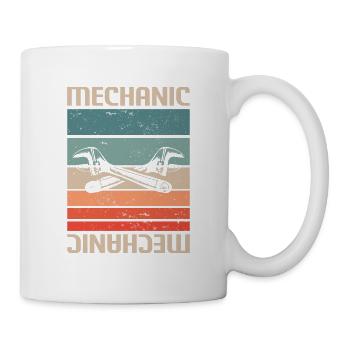 Retro Vintage Classic Mechanic Mechanical - Mug - white - Right