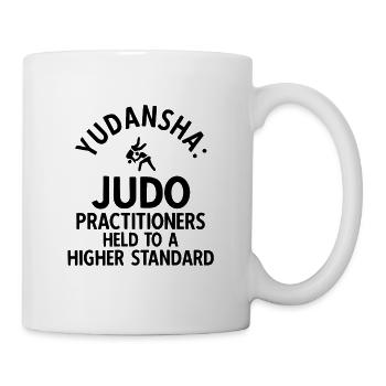 Japanischer Kampfsport Judo - Tasse - Weiß - Rechts