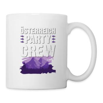 Autriche Party Crew - Mug blanc - blanc - Droite