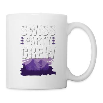 Swiss Party Crew - Tasse - Weiß - Rechts