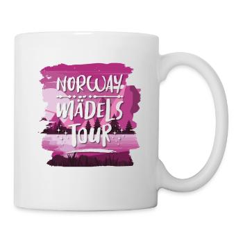 Norwegen Mädels Tour - Tasse - Weiß - Rechts