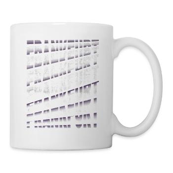 Frankfurt Germany City Font Skyline Home - Mug - white - Right