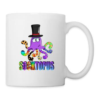 Socktopus Eight Tentacles Colorful for future - Tasse - Weiß - Rechts