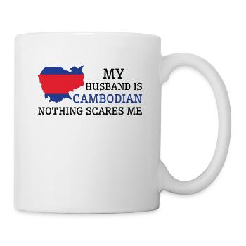 Rien ne me fait peur mari cambodgien - Mug blanc - blanc - Droite