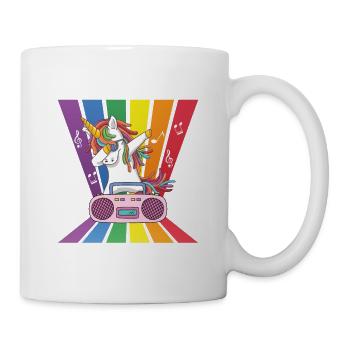 Volksmusik Party Dorffest Ouftit Deutsche Schlager - Tasse - Weiß - Rechts