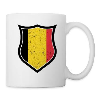 Belgique - Mug blanc - blanc - Droite