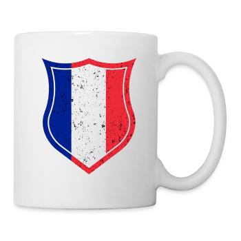 Frankreich - Tasse - Weiß - Rechts