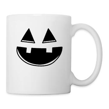 Cute Pumpkin Head Pumpkin Face Halloween - Tasse - Weiß - Rechts