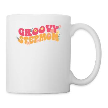 Groovy stepmother garden plant flowers - Mug - white - Right