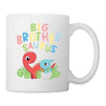 Großer Bruder Saurus Geschwister Herbivore - Tasse - Weiß - Rechts