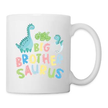 Großer Bruder Saurus Geschwister Herbivore - Tasse - Weiß - Rechts