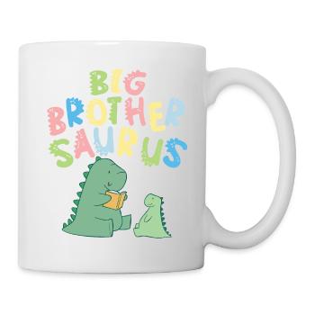 Großer Bruder Saurus Geschwister Herbivore - Tasse - Weiß - Rechts