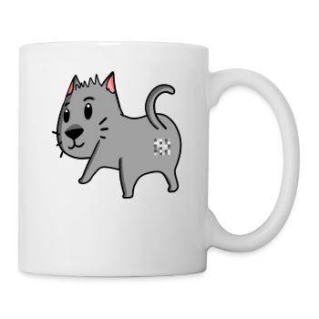 Cat Ass - Cat Butt - Mug - white - Right