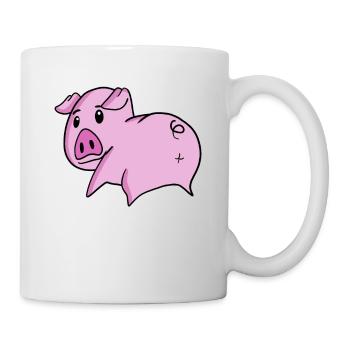 Pig Ass - Pig Butt - Mug - white - Right