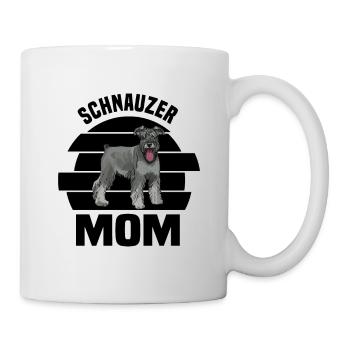 Schnauzer chien | Cadeaux de chiot de race de chien - Mug blanc - blanc - Droite