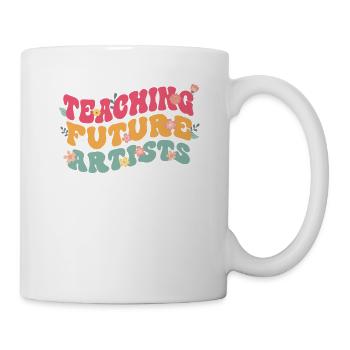 Future Artists Teach Flower Garden - Mug - white - Right