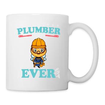 Best Plumber Mom Ever Plumbing Technician Crafts - Tasse - Weiß - Rechts