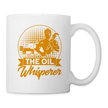 Working in Fracking Gas Workers Oilfield Workers - Mug - white - Right