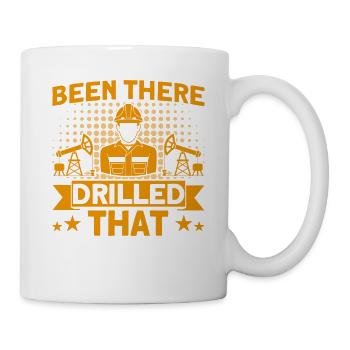 Oil rig oilfield oilfield worker's gift - Mug - white - Right