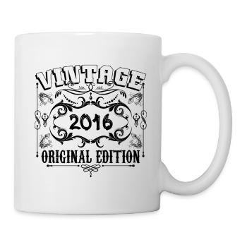 2016 | Vintage Aged Original 2016 birthday gift - Mug - white - Right