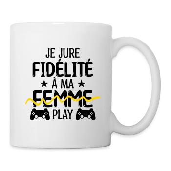 Meilleur Gamer | cadeau pour un Gamer marié !! - Mug blanc - blanc - Droite