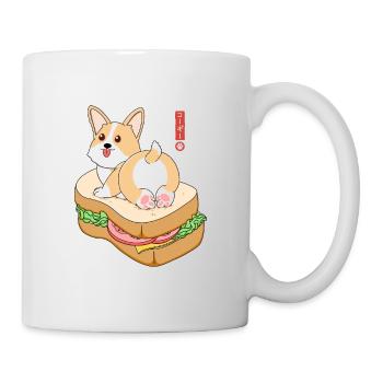 Corgi Sandwich - Mug - white - Right