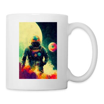 Astronaut Grunge-Style Candy-Pop - Tasse - Weiß - Rechts