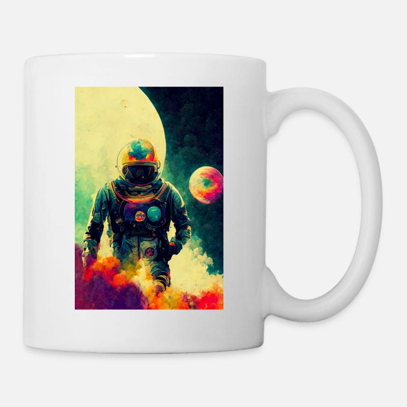Astronaut Grunge-Style Candy-Pop - Tasse - Weiß