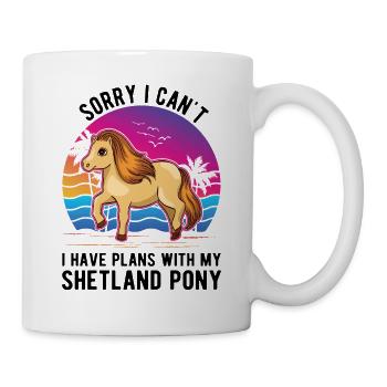 Shetland Pony Shetland Pony Shetty - Mug - white - Right