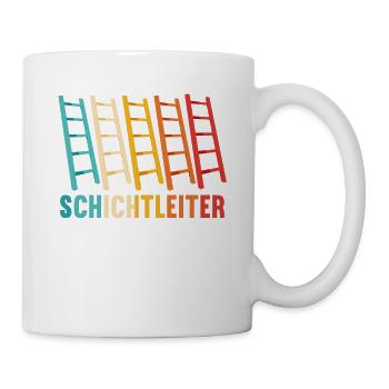 Schichtleiter Nachtschicht Schichtarbeiter - Tasse - Weiß - Rechts