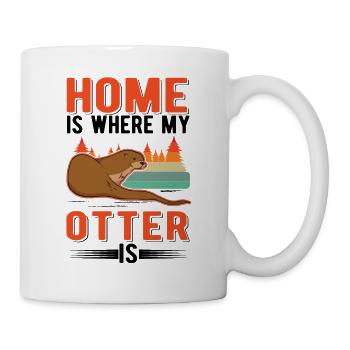 Otter Home otter Sea otter - Mug - white - Right