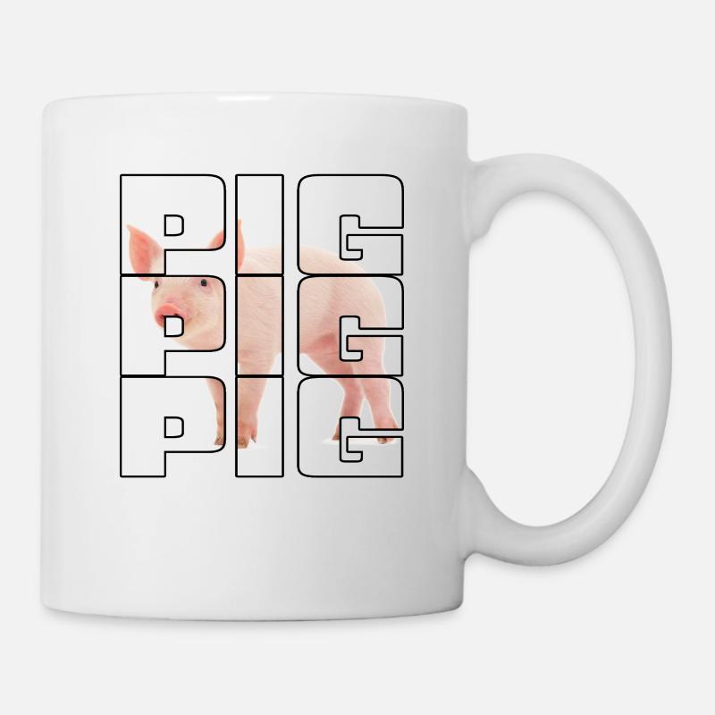 Cochon - Mug blanc - blanc