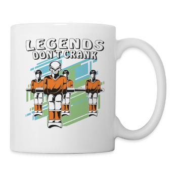 TABLE FOOTBALL LEGENDS DON'T CRANK - Mug - white - Right