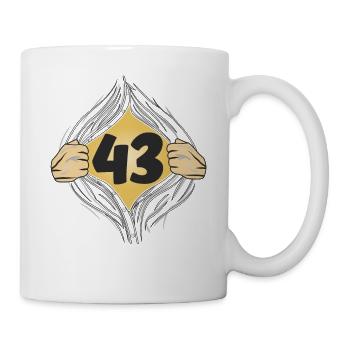 43 PUT ON SHIRT - Mug - white - Right