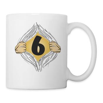 6 PUT ON SHIRT - Mug - white - Right