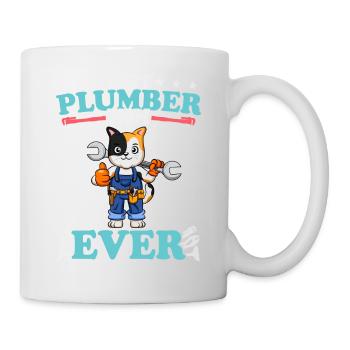 Best Plumber Mom Ever Plumbing Technician Crafts - Tasse - Weiß - Rechts