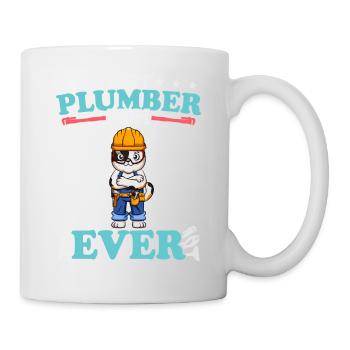 Best Plumber Mom Ever Plumbing Technician Crafts - Tasse - Weiß - Rechts