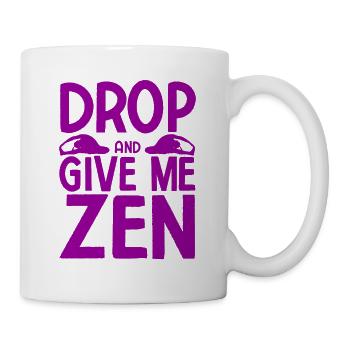 Yogalehrer Spruch Für Yogi Yoga - Tasse - Weiß - Rechts