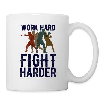 Boxsport Boxing - Tasse - Weiß - Rechts
