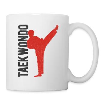 Koreanischer Kampfsport Taekwondo - Tasse - Weiß - Rechts