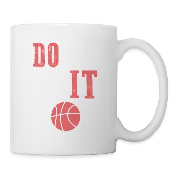 dont quit basketball - Tasse - Weiß - Rechts